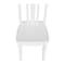 International Concepts Rectangle Set of 2 San Remo Juvenile Chairs, 13.2 W, 16 L, 26 H, Wood, White CC08-105P - alternate 2
